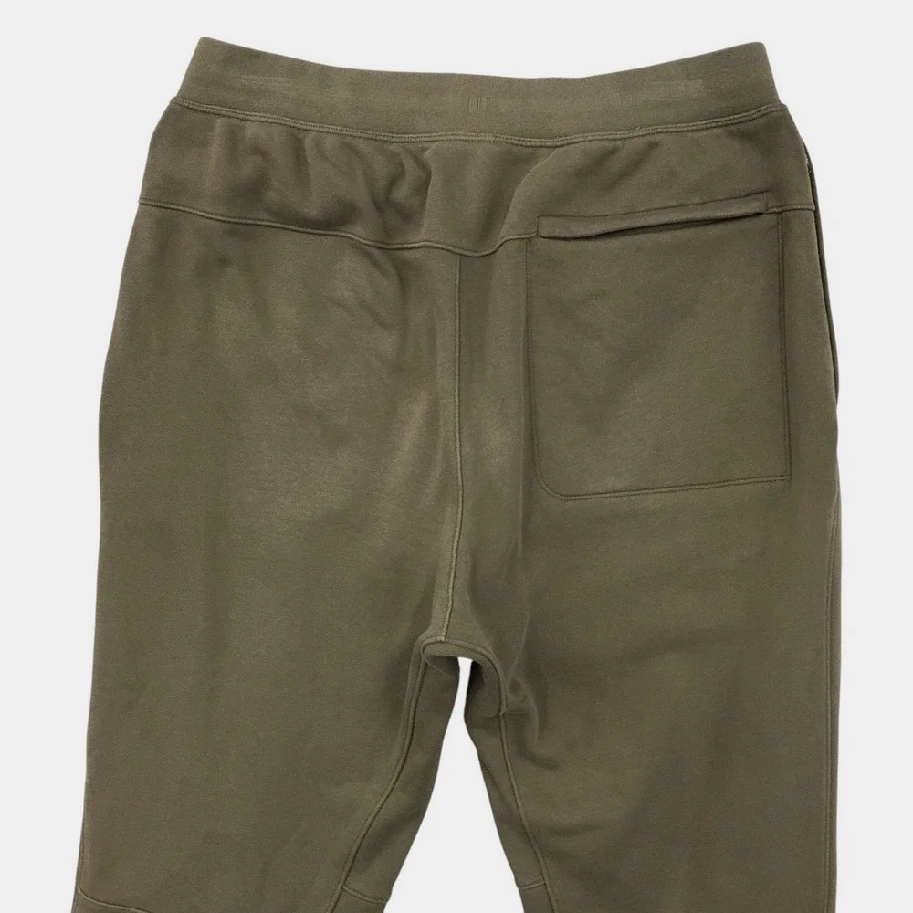 Lululemon City Sweat Jogger Pants Mens Medium Olive Green French Terry Tapered